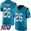 Nike Panthers #26 Donte Jackson Blue Men’s Stitched NFL Limited Rush 100th Season Jersey