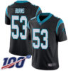 Nike Panthers #53 Brian Burns Black Team Color Men’s Stitched NFL 100th Season Vapor Limited Jersey