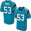 Panthers #53 Brian Burns Blue Alternate Men’s Stitched Football Elite Jersey