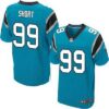 Men’s Carolina Panthers #99 Kawann Short Light Blue Alternate NFL Nike Elite Jersey