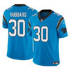 Men’s Carolina Panthers #30 Chuba Hubbard Blue 2023 F.U.S.E. Vapor Limited Football Stitched Jersey
