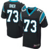 Men’s Carolina Panthers #73 Michael Oher Black Team Color Stitched NFL Nike Elite Jersey