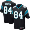 Men’s Carolina Panthers #84 Ed Dickson Black Team Color Stitched NFL Nike Game Jersey