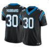 Men’s Carolina Panthers #30 Chuba Hubbard Black 2023 F.U.S.E. Vapor Limited Football Stitched Jersey