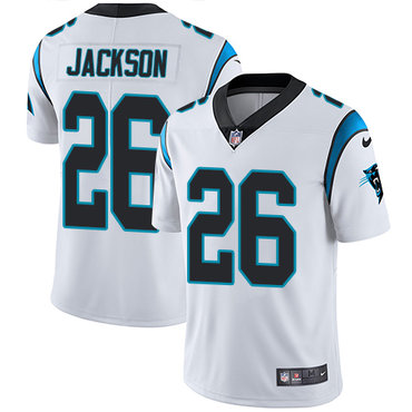 Nike Carolina Panthers #26 Donte Jackson White Men’s Stitched NFL Vapor Untouchable Limited Jersey