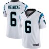 Men’s Nike Carolina Panthers #6 Taylor Heinicke Limited White Vapor Untouchable Jersey