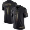 Panthers #1 Cam Newton Black Gold Men’s Stitched Football Vapor Untouchable Limited Jersey