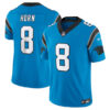 Men’s Carolina Panthers #8 Jaycee Horn Blue 2023 F.U.S.E. Vapor Untouchable Stitched Football Jersey