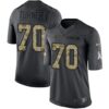 Nike Panthers #70 Trai Turner Black Men’s Stitched NFL Limited 2016 Salute to Service Jersey