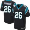 Men’s Carolina Panthers #26 Cortland Finnegan Black Team Color NFL Nike Elite Jersey