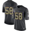 Nike Panthers #58 Thomas Davis Sr Black Men’s Stitched NFL Limited 2016 Salute to Service Jersey
