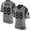 Nike Panthers #88 Greg Olsen Gray Men’s Stitched NFL Limited Gridiron Gray Jersey