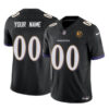 Baltimore Ravens Active Player Custom Black 2023 FUSE With John Madden Jersey