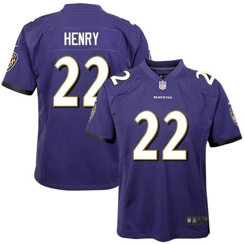 Baltimore Ravens #22 Derrick Henry 6 Jersey