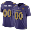 Baltimore Ravens Active Player Custom Purple 2023 FUSE With John Madden Jersey