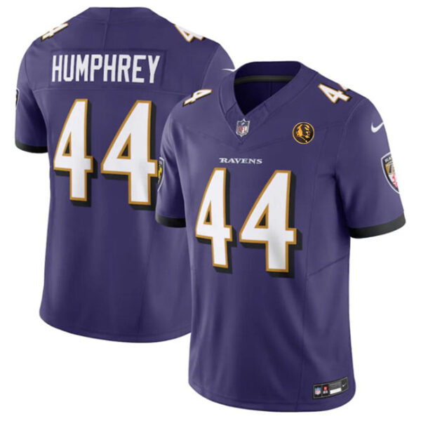 Baltimore Ravens #44 Marlon Humphrey Purple 2023 FUSE With John Madden Jersey