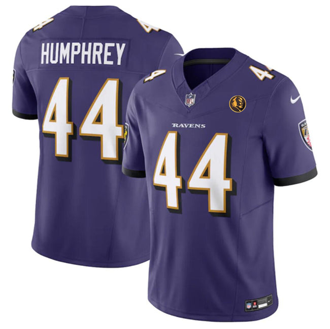 Baltimore Ravens #44 Marlon Humphrey Purple 2023 FUSE With John Madden Jersey