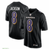Baltimore Ravens #8 Lamar Jackson Jersey