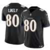 Baltimore Ravens #80 Isaiah Likely Black 2023 FUSE Vapor Limited Football Jersey
