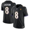 Baltimore Ravens #8 Lamar Jackson Black 2023 FUSE With John Madden Jersey