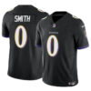 Baltimore Ravens #0 Roquan Smith Black 2023 FUSE Vapor Limited Football Jersey
