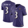 Baltimore Ravens #3 Odell Beckham Jr Purple 2023 FUSE With John Madden Jersey