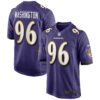 Broderick Washington Baltimore Ravens Nike Game Player Jersey Purple