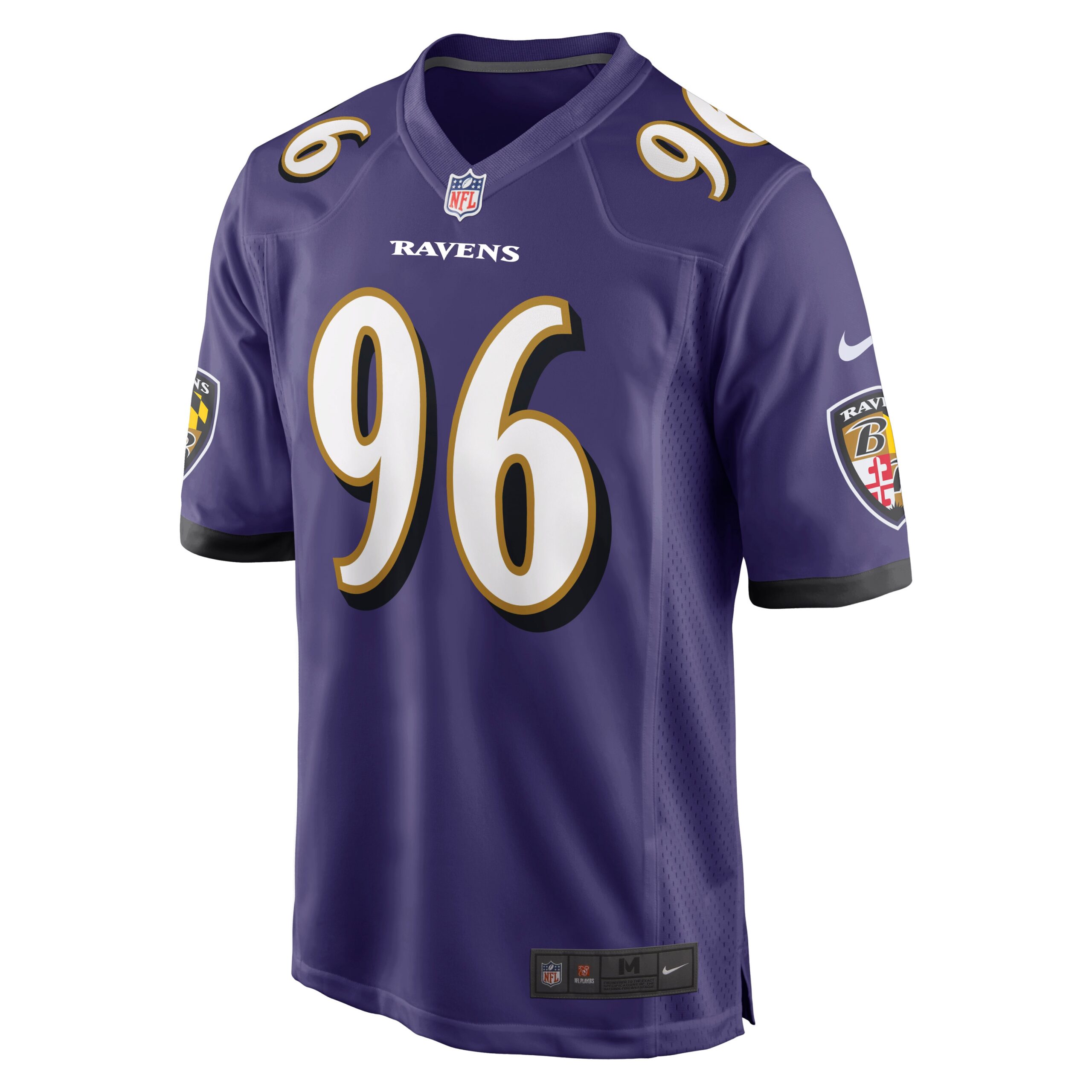 Broderick Washington Baltimore Ravens Nike Game Player Jersey Purple - Image 2