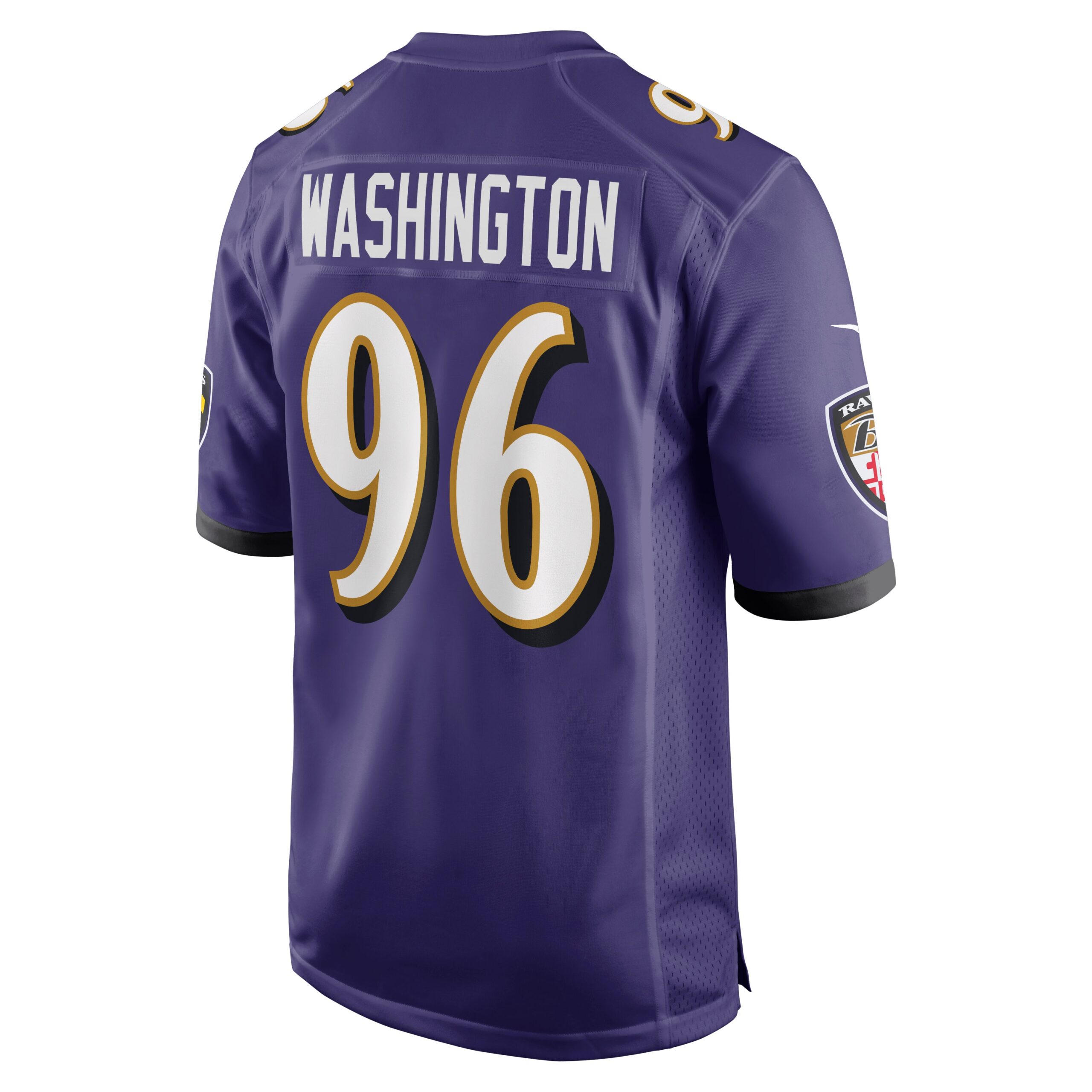 Broderick Washington Baltimore Ravens Nike Game Player Jersey Purple - Image 3