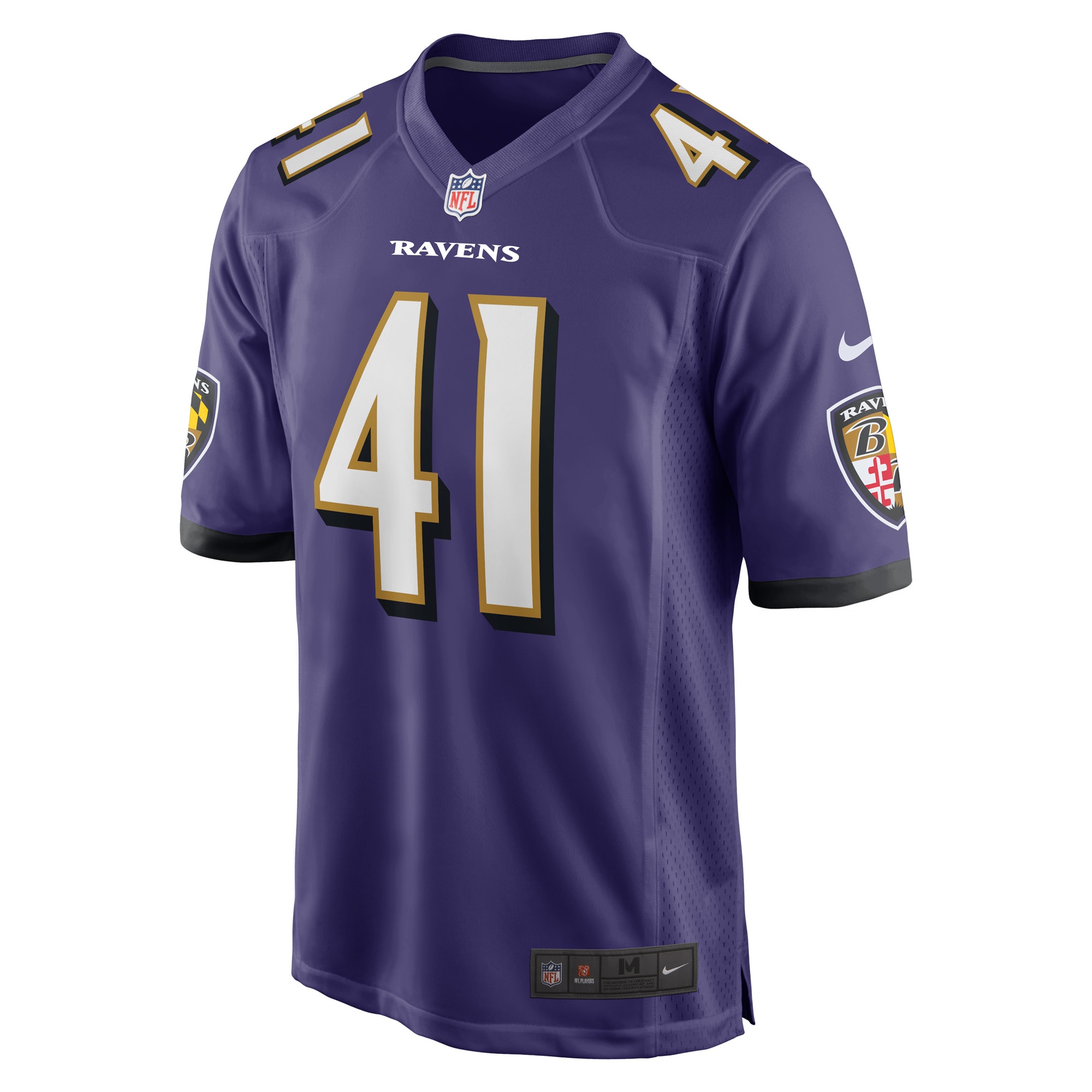 Daryl Worley Baltimore Ravens Nike Game Player Jersey Purple - Image 2
