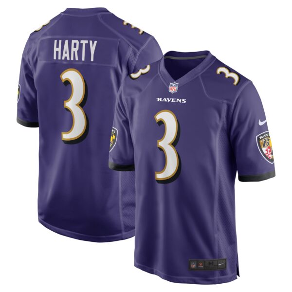 Deonte Harty Baltimore Ravens Nike Team Game Jersey Purple