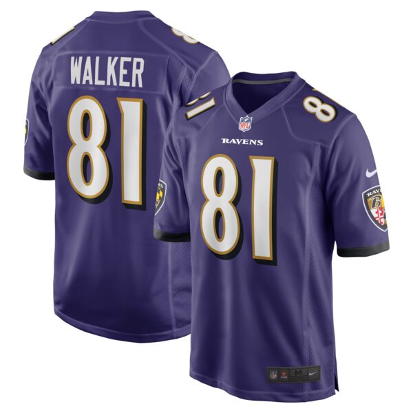 Devontez Walker Baltimore Ravens Nike Team Game Jersey Purple