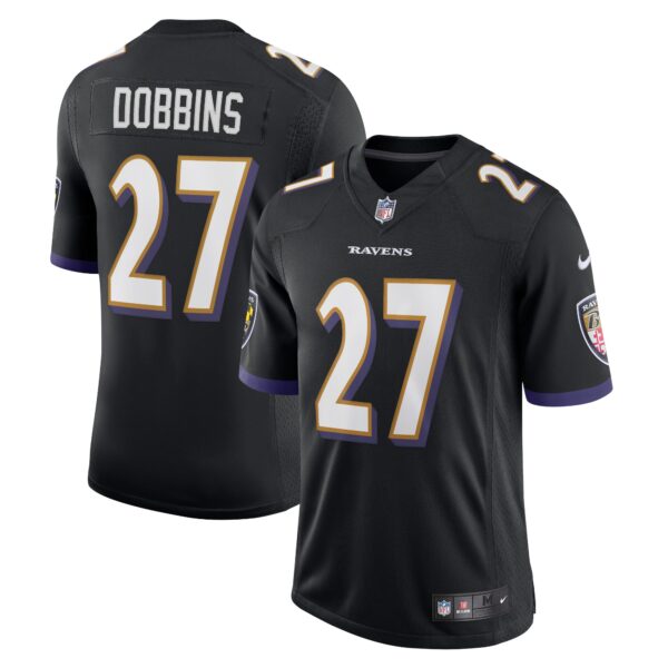 JK Dobbins Baltimore Ravens Nike Vapor Limited Jersey Black