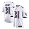 Jamal Lewis Baltimore Ravens Nike Retired Player Game Jersey White