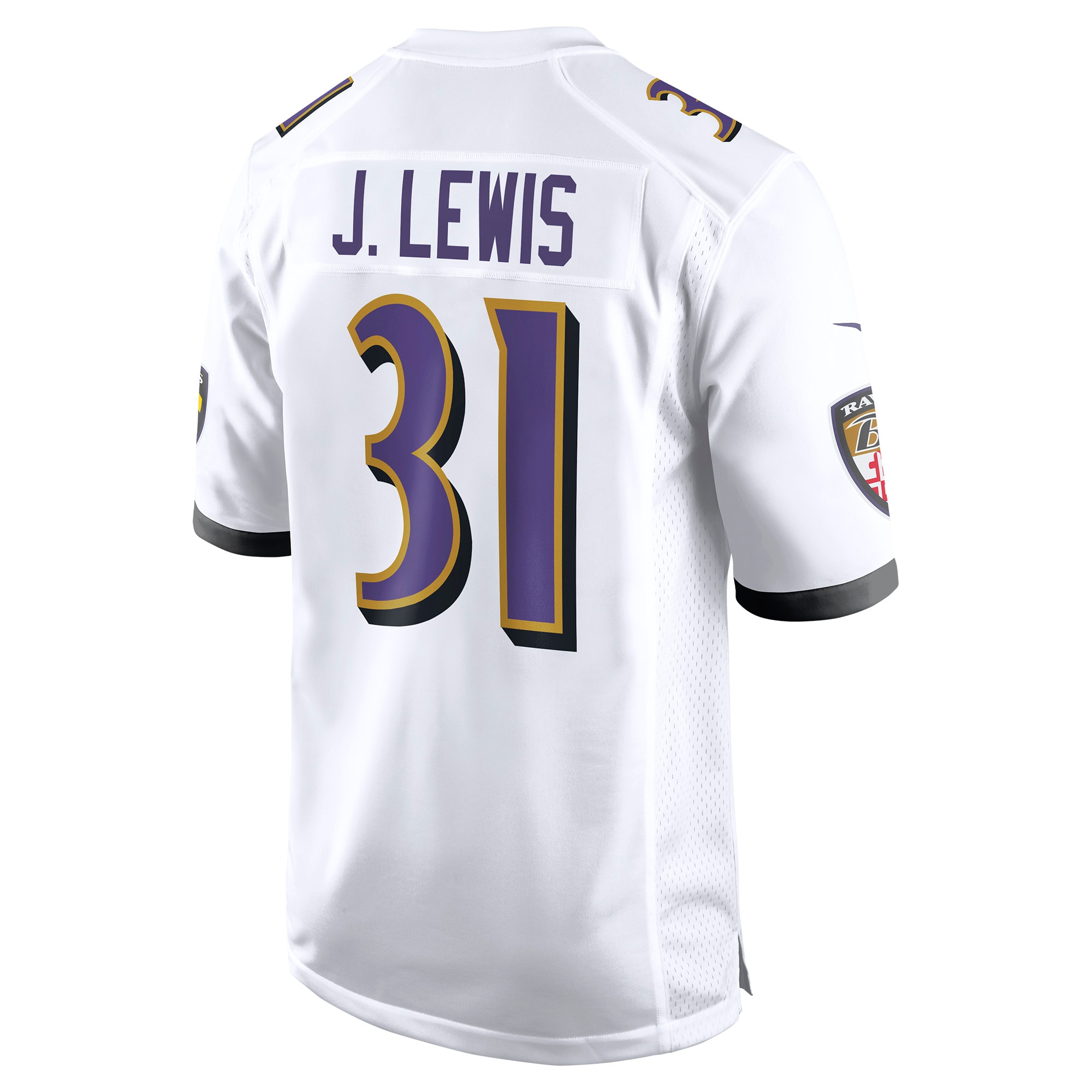 Jamal Lewis Baltimore Ravens Nike Retired Player Game Jersey White - Image 3