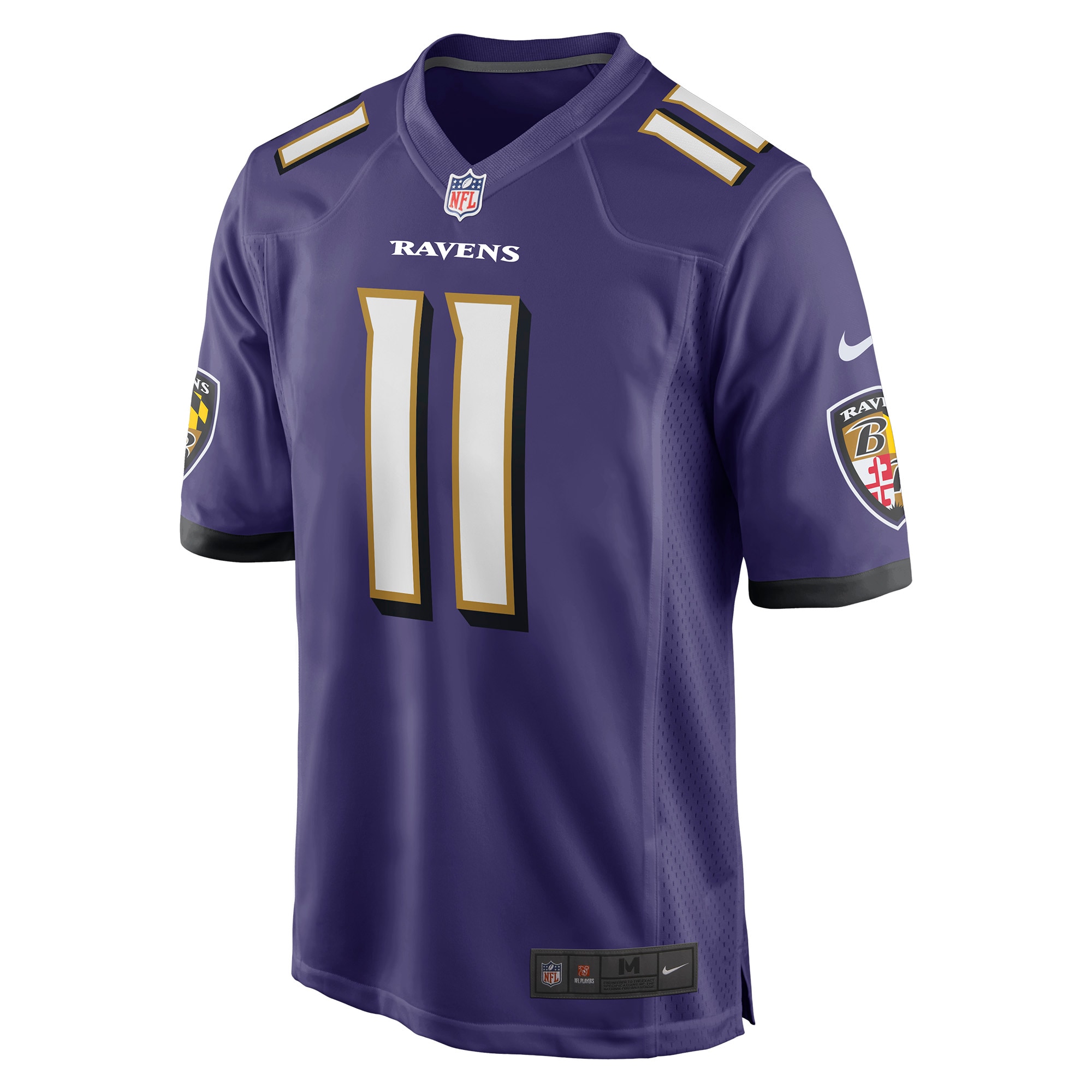 Jordan Stout Baltimore Ravens Nike Player Game Jersey Purple - Image 2