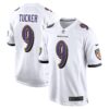 Justin Tucker Baltimore Ravens Nike Game Jersey White
