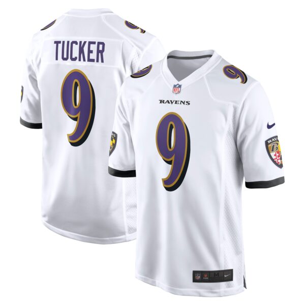 Justin Tucker Baltimore Ravens Nike Game Jersey White
