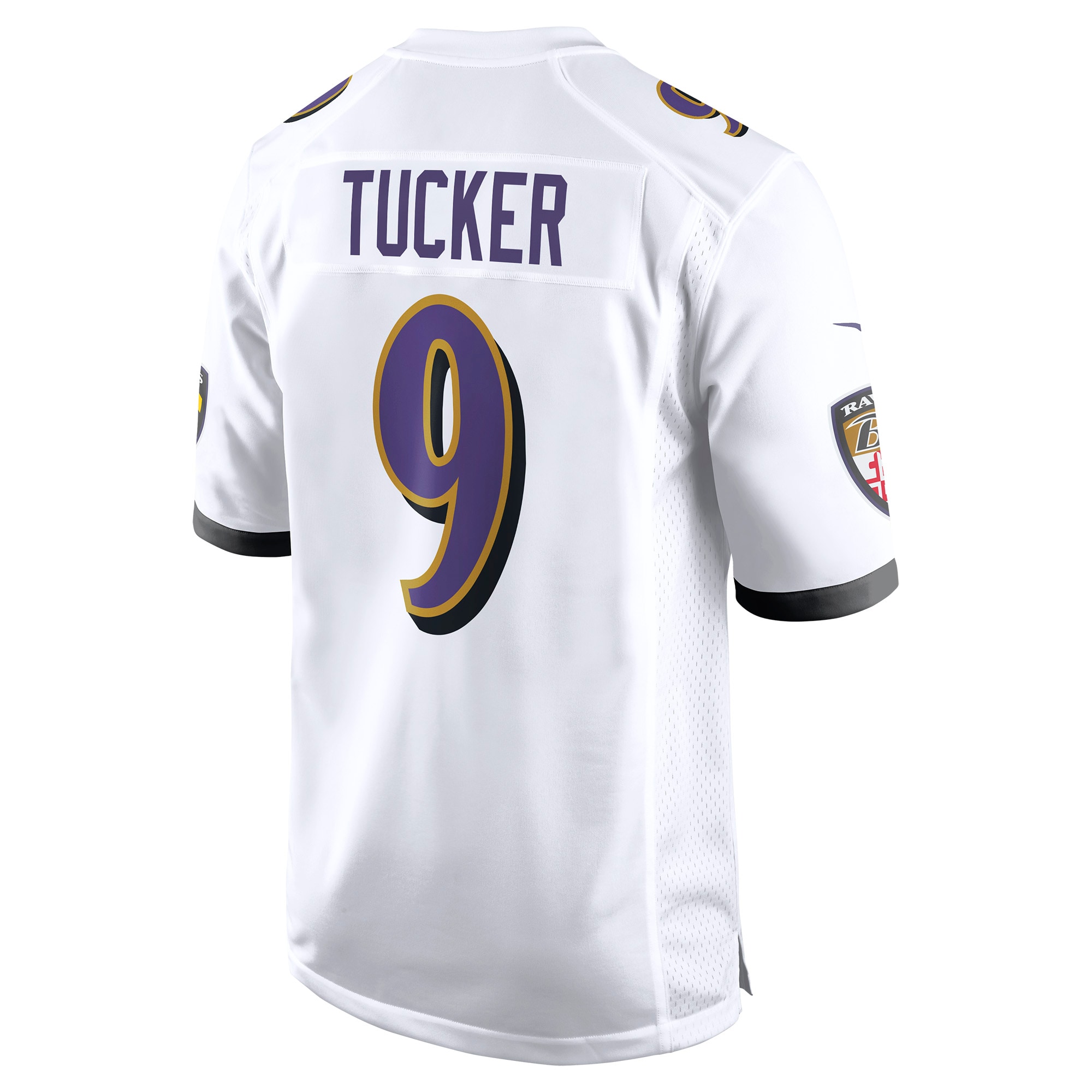 Justin Tucker Baltimore Ravens Nike Game Jersey White - Image 3