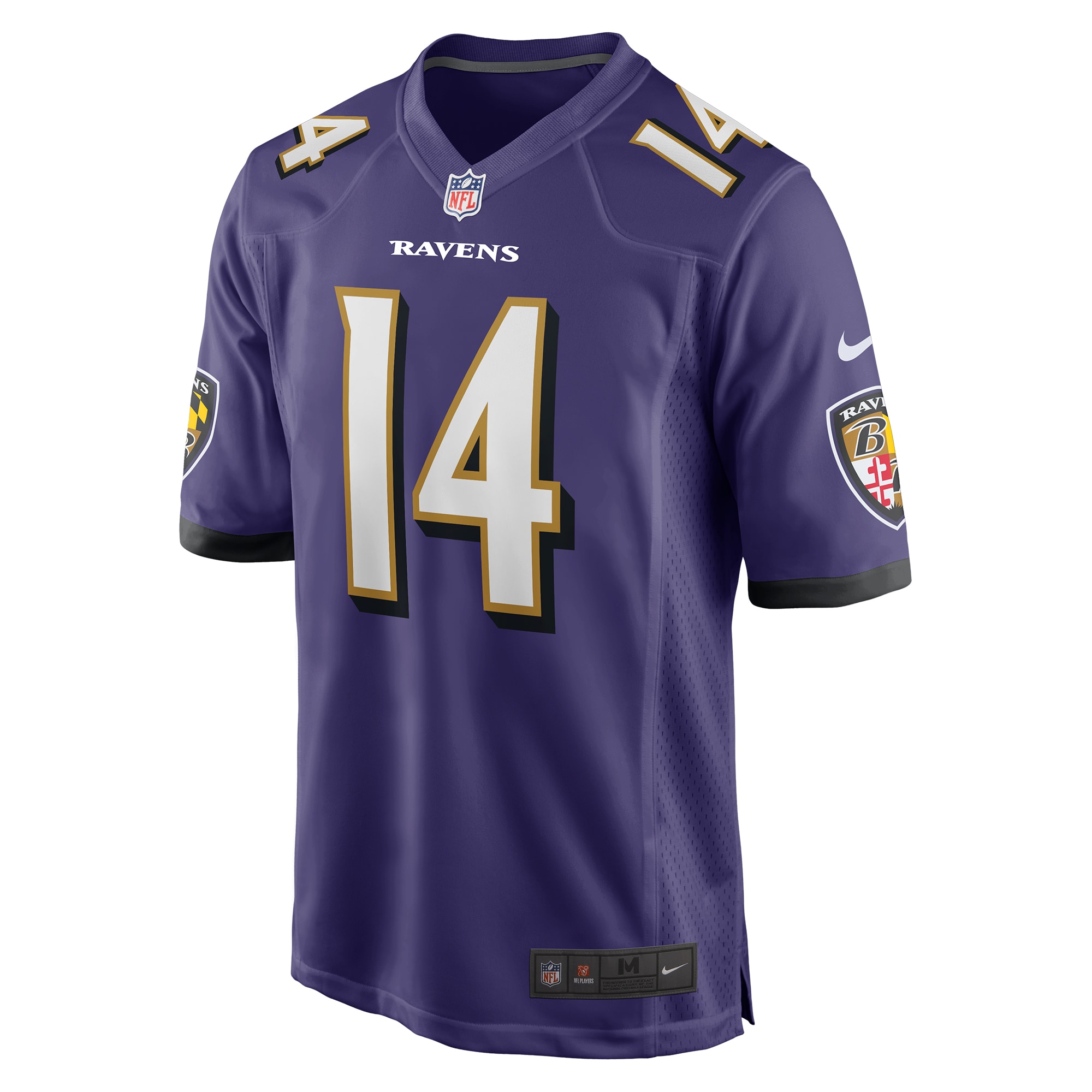 Kyle Hamilton Baltimore Ravens Nike Player Game Jersey Purple - Image 2