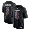 Lamar Jackson Baltimore Ravens Nike Fashion Game Jersey Black