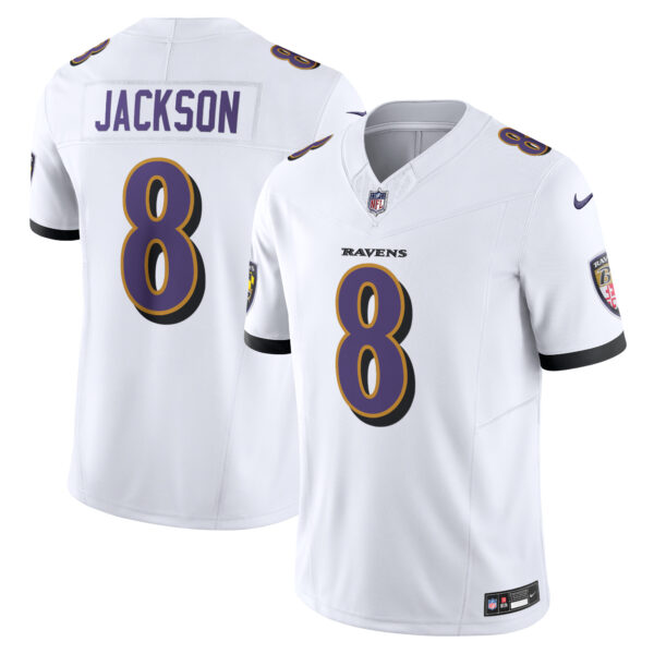Lamar Jackson Baltimore Ravens Nike Vapor FUSE Limited Jersey White