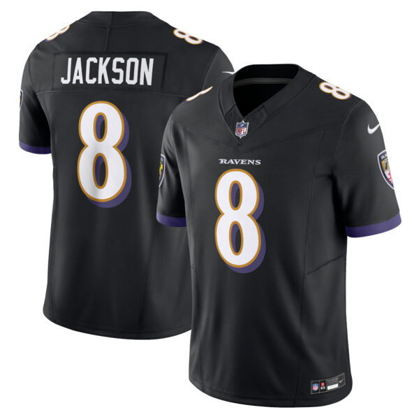 Lamar Jackson Baltimore Ravens Nike Vapor FUSE Limited Jersey Black