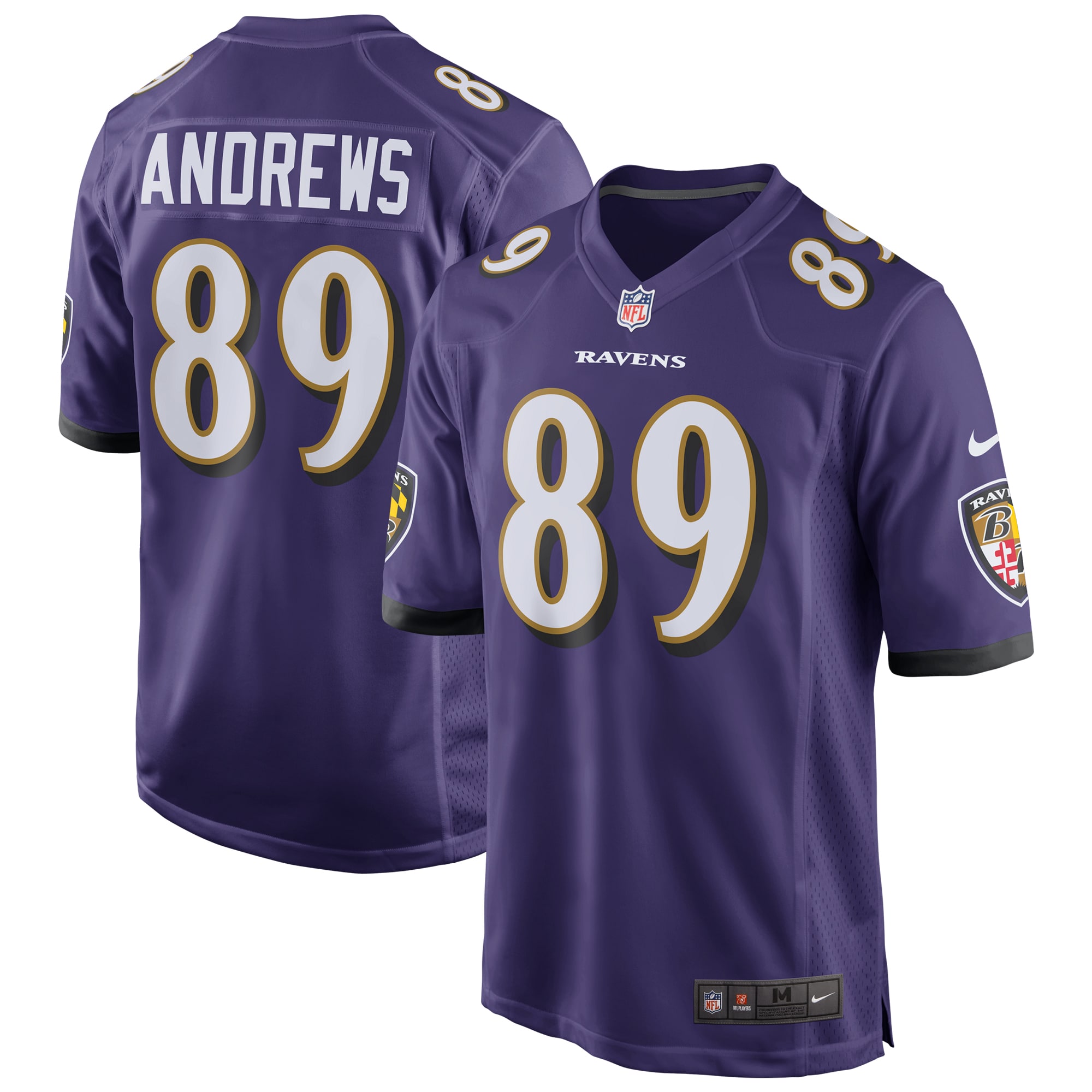 Mark Andrews Baltimore Ravens Nike Game Jersey Purple