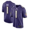 Number 1 Dad Baltimore Ravens Nike Game Jersey Purple