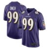 Odafe Oweh Baltimore Ravens Nike Game Jersey Purple