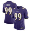 Odafe Oweh Baltimore Ravens Nike Vapor Limited Jersey Purple