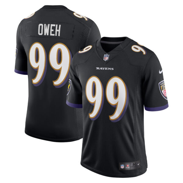 Odafe Oweh Baltimore Ravens Nike Vapor Limited Jersey Black