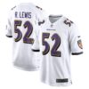 Ray Lewis Baltimore Ravens Nike Retired Player Game Jersey White