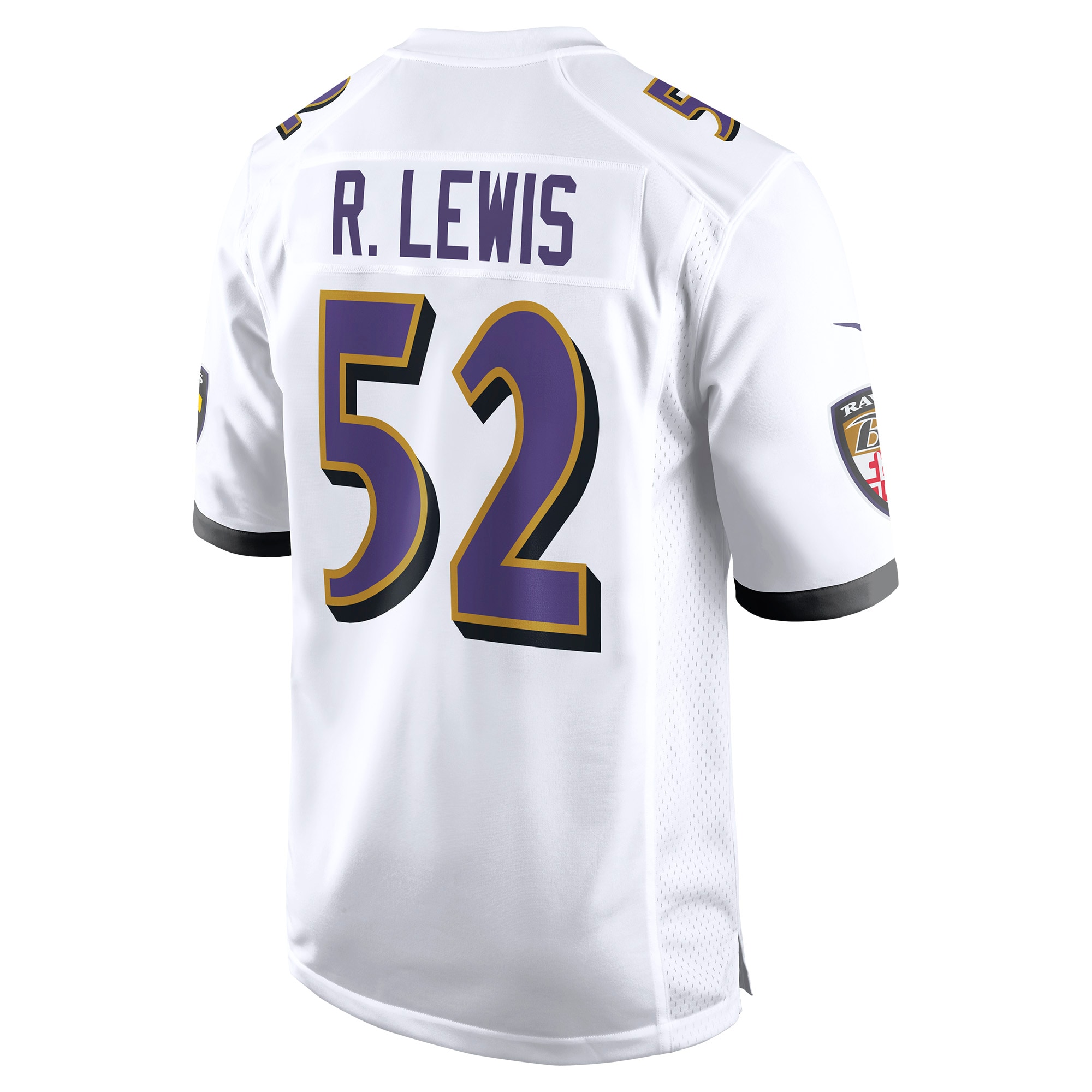 Ray Lewis Baltimore Ravens Nike Retired Player Game Jersey White - Image 3
